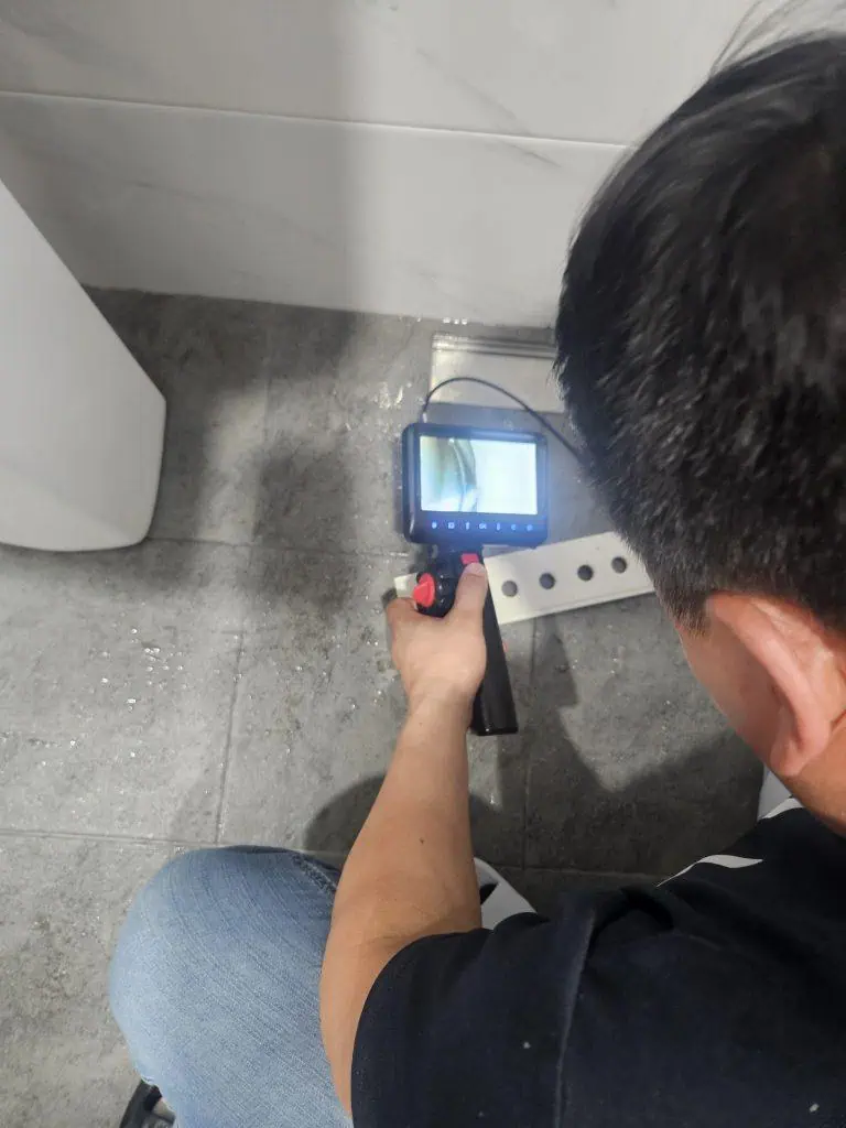 누수탐지, 수압테스트, 수도관 누수검사, 누수종결 검사 현장 사진.