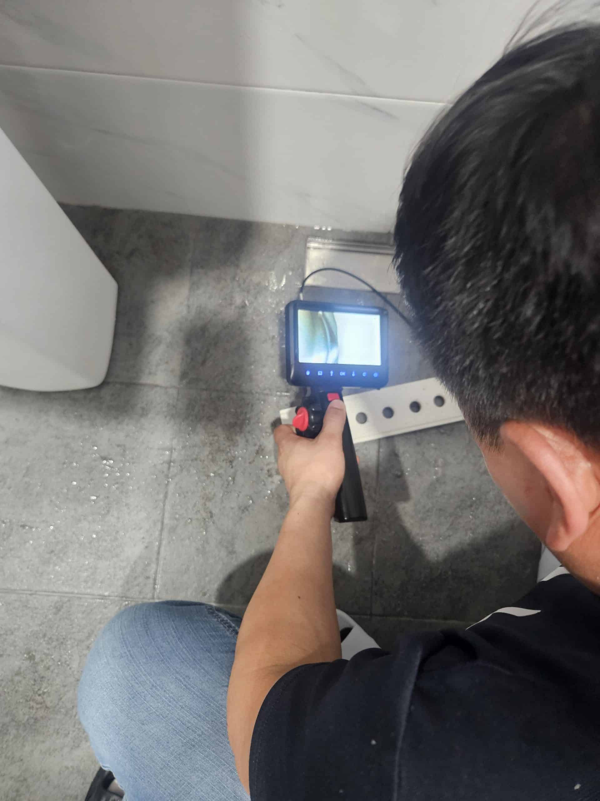 누수탐지, 수압테스트, 수도관 누수검사, 누수종결 검사 현장 사진.