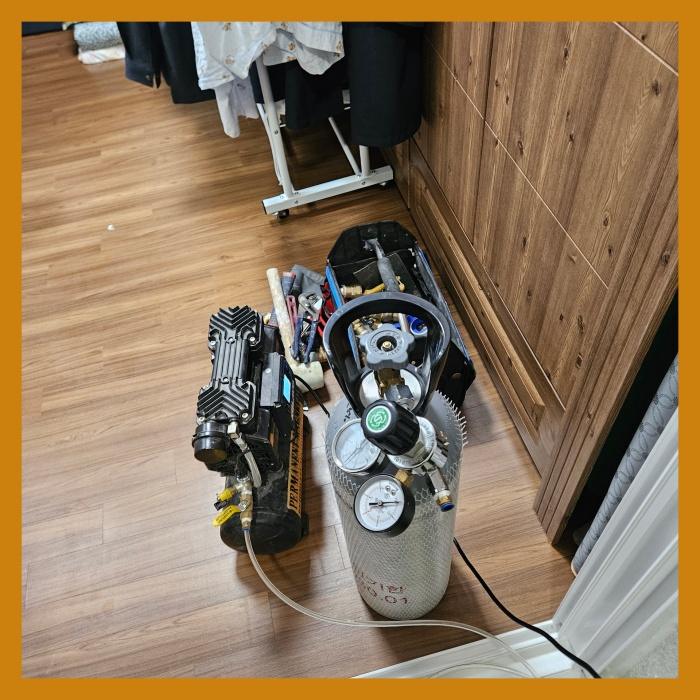 남양주 아파트 화장실 천장 누수 피해 및 백화 현상