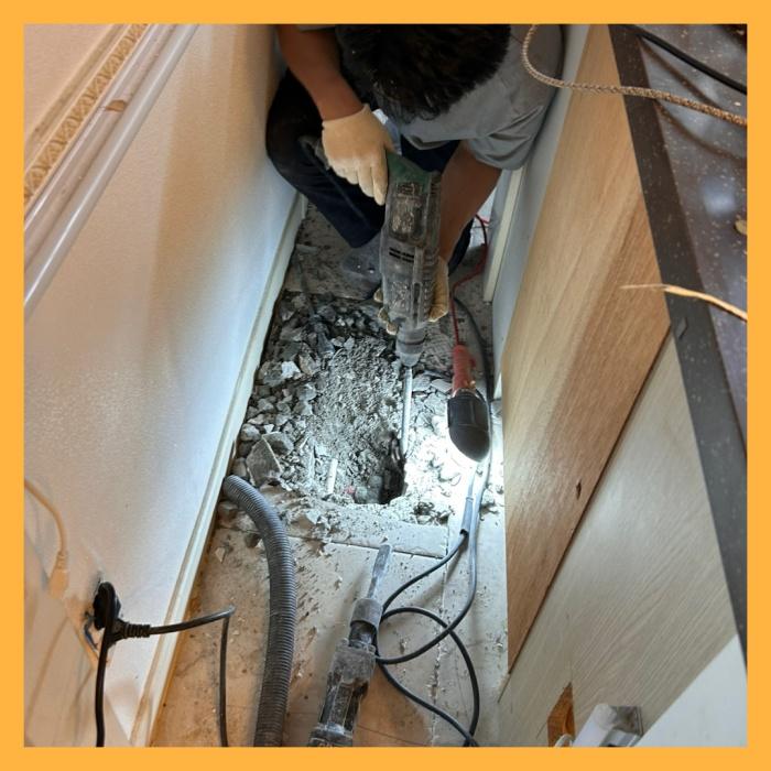 누수탐지 장비를 활용한 정밀 지점 추적