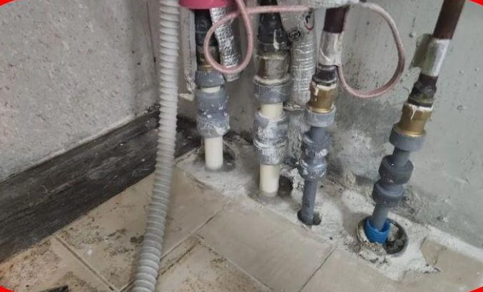 엑셀 배관 교체 후 압력 테스트 확인