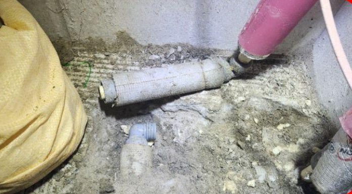 엑셀 배관 교체 후 압력 테스트 확인