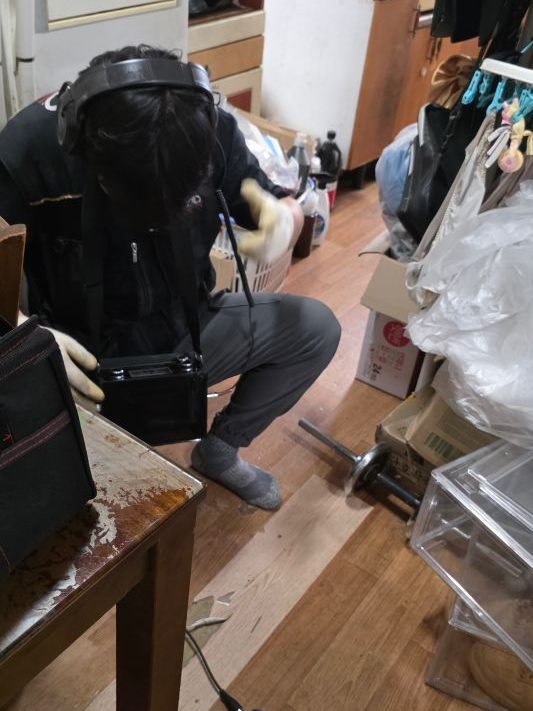 용산 누수탐지 30년 노후 아파트 거실 천장 물샘 원인 해결 및 배관 교체 후기