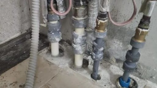 성남 누수 다용도실 엑셀 배관 교체 완료