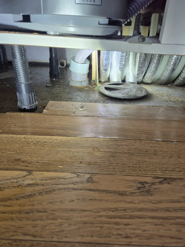 엑셀 배관 교체 및 거품 확인