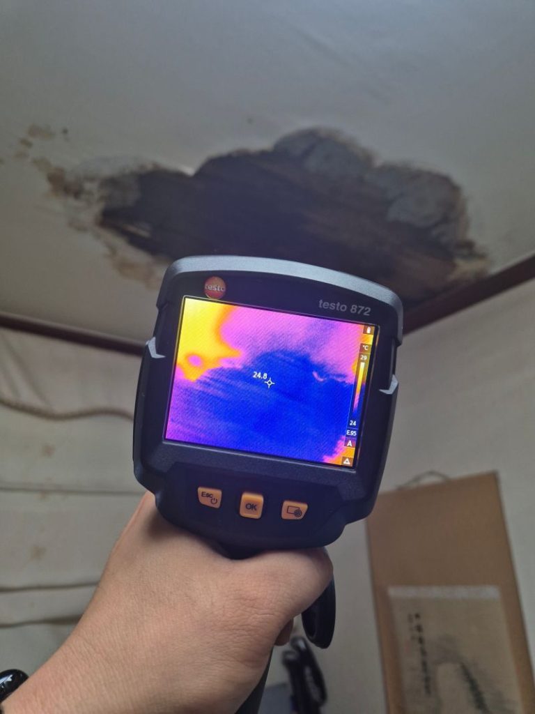 영통 누수탐지 열화상 카메라 및 공기압 테스트 작업