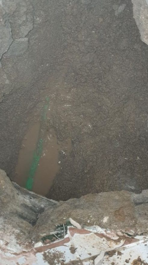 파손 배관 교체 및 연결 부위 기밀 점검