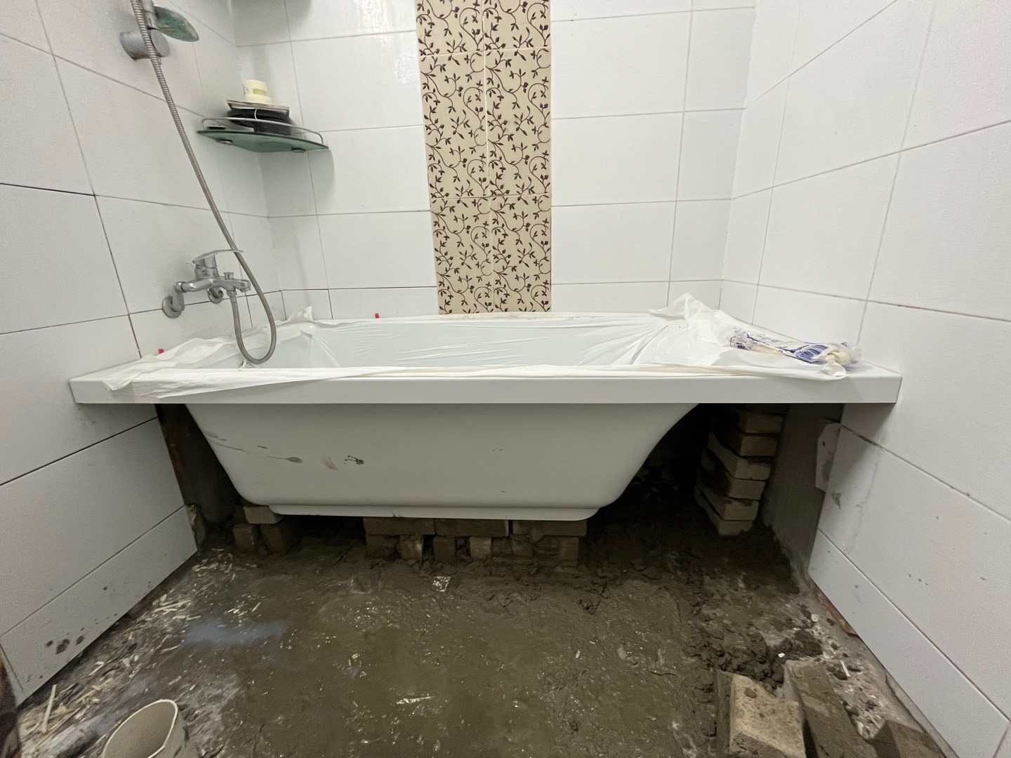 화장실 방수 시공 현장 사진