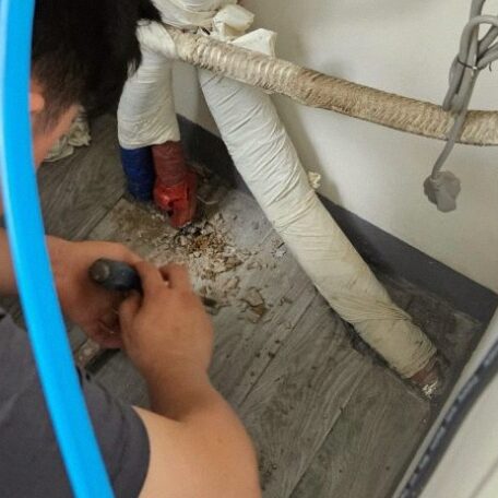 가스 탐지기 최대 수치 도달 및 위치 선정