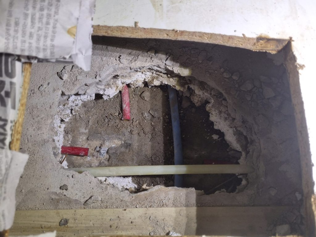 미추홀구 누수탐지 방수층 철거 공정