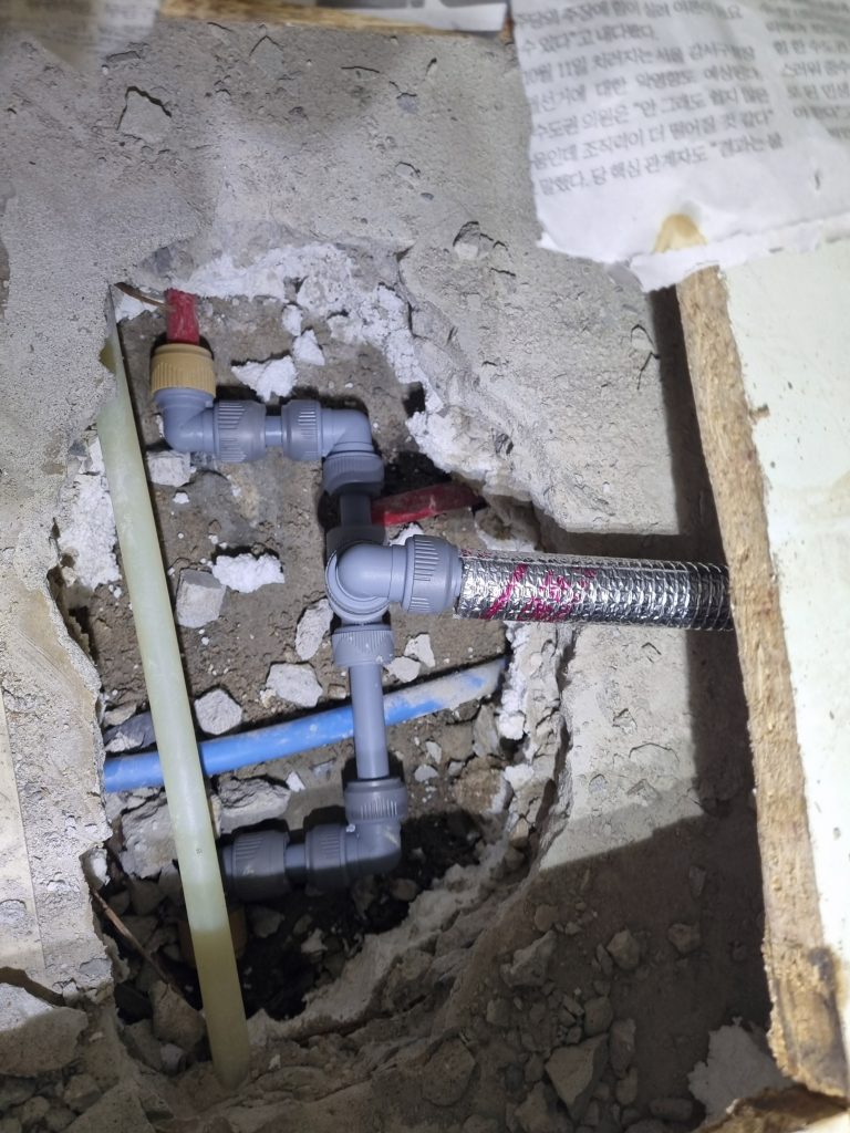 미추홀구 누수탐지 방수층 철거 공정